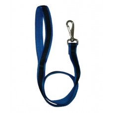 17807 - GUIA NYLON DUPLA 25MM-1MT AZUL/PRETA